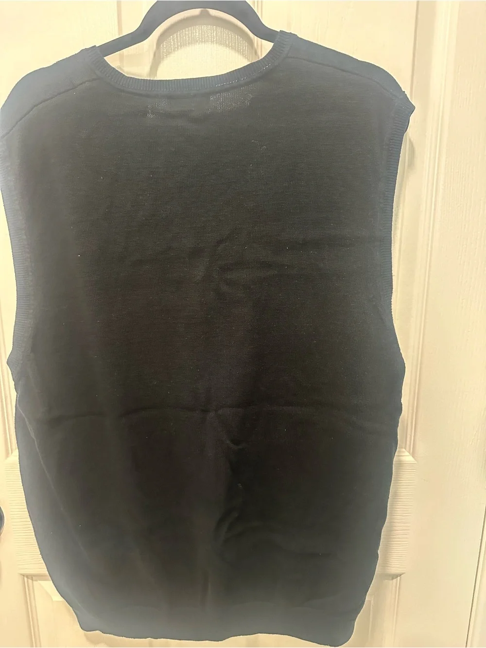 Van Heusen Black V-Neck Sweater Vest